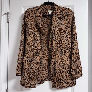 Open Edit Satin Blazer